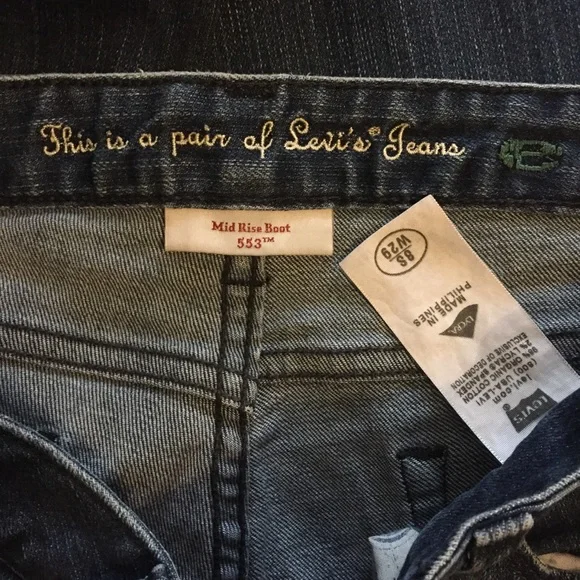 ✨👖 Levi's Mid Rise Bootcut 553 – For When You Wanna Kick It in Style 👖✨ - Picture 2 of 11